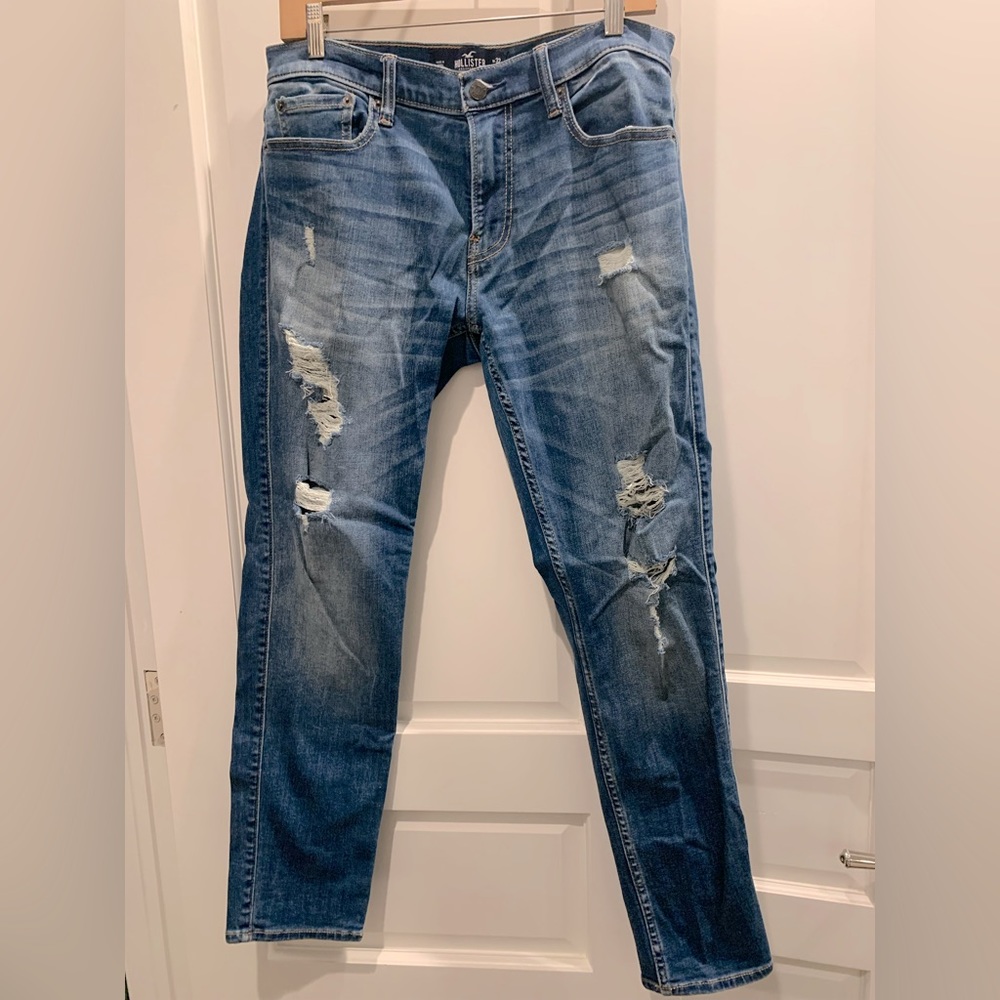 Hollister ripped jeans
